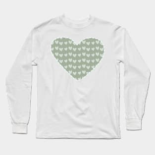 Heartwarming Hearts [button] Long Sleeve T-Shirt